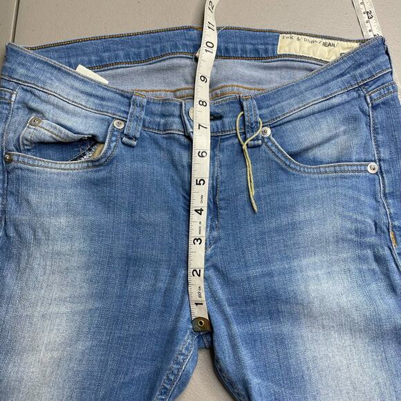 Rag & Bone Kill Bowie Skinny Jeans Mid Rise Denim Stretch Medium Wash Blue 28 - Picture 12 of 15